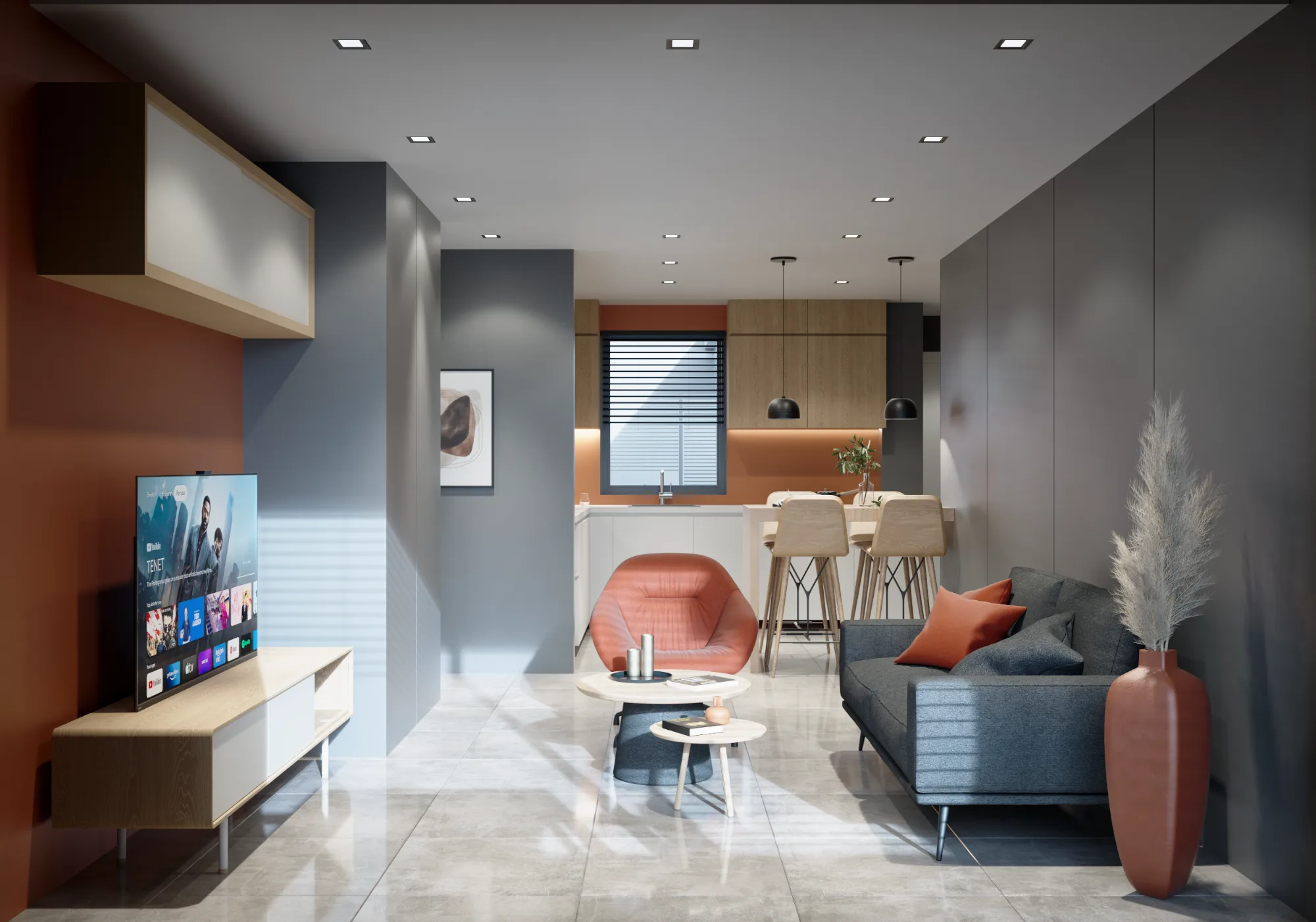 Acropolis Cityscape, Interior