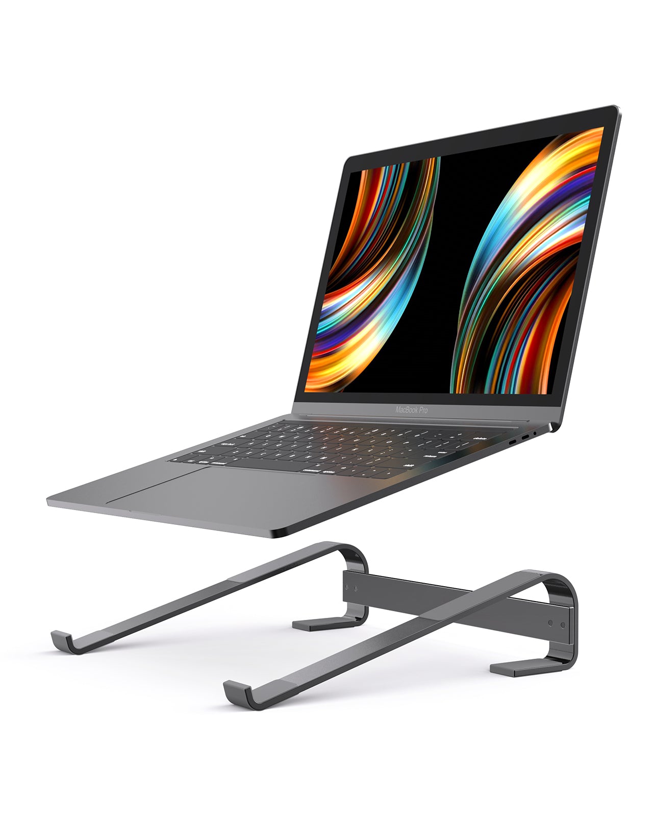 Laptop Stand Aluminium Portable Removable Laptop Rise Ventilated Detachable Ergonomic Laptop Holder